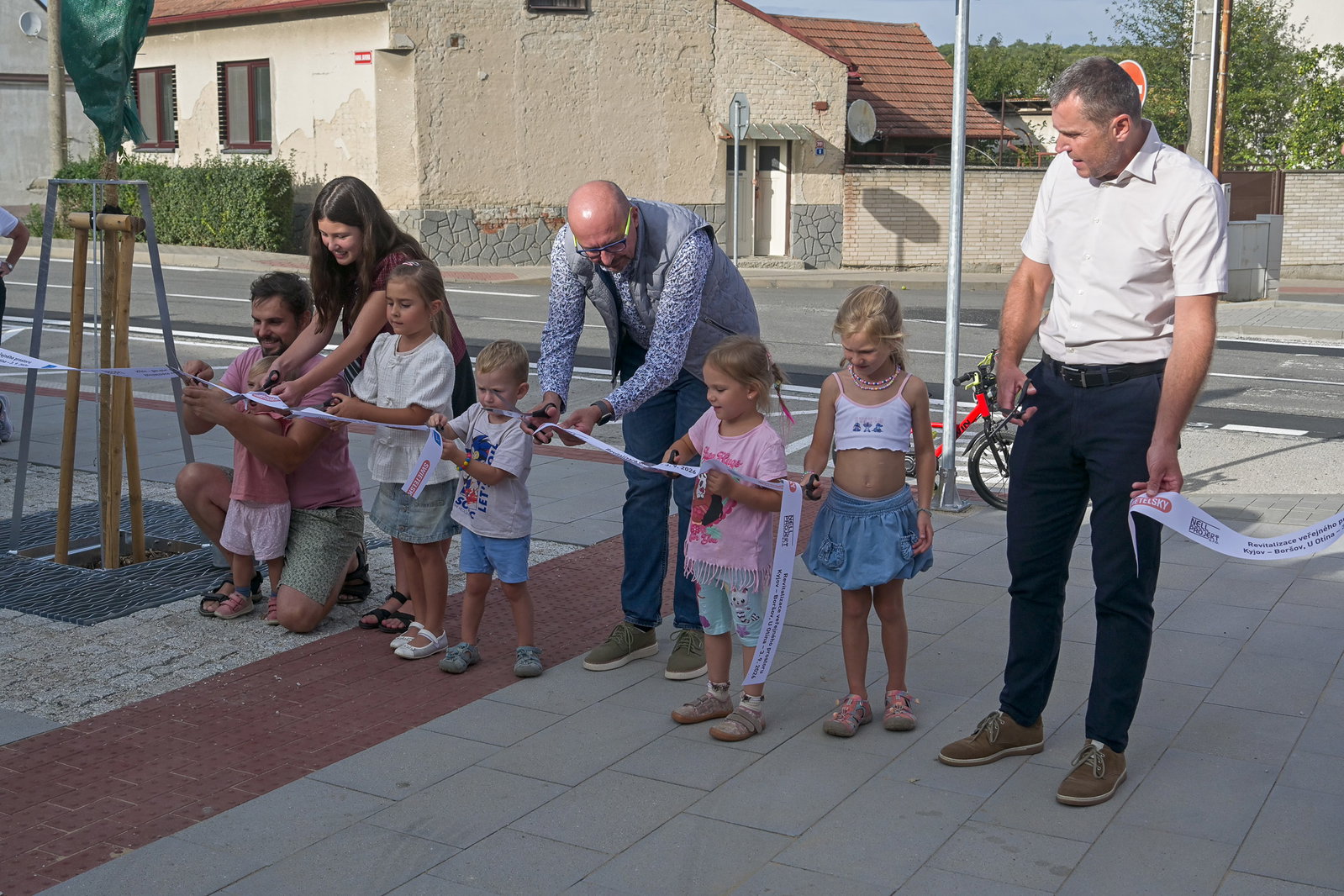 Slavnostní otevření revitalizovaného prostoru před Otínem