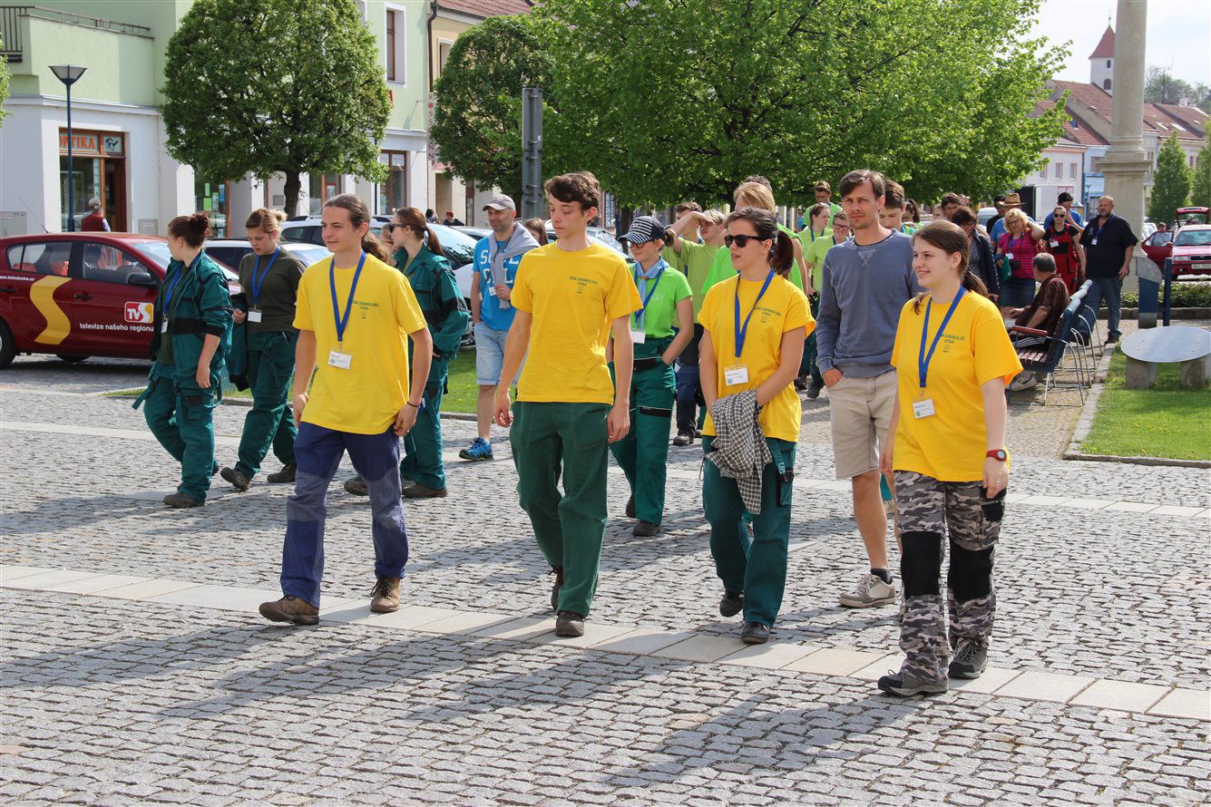 Skupina ze zahradnické školy