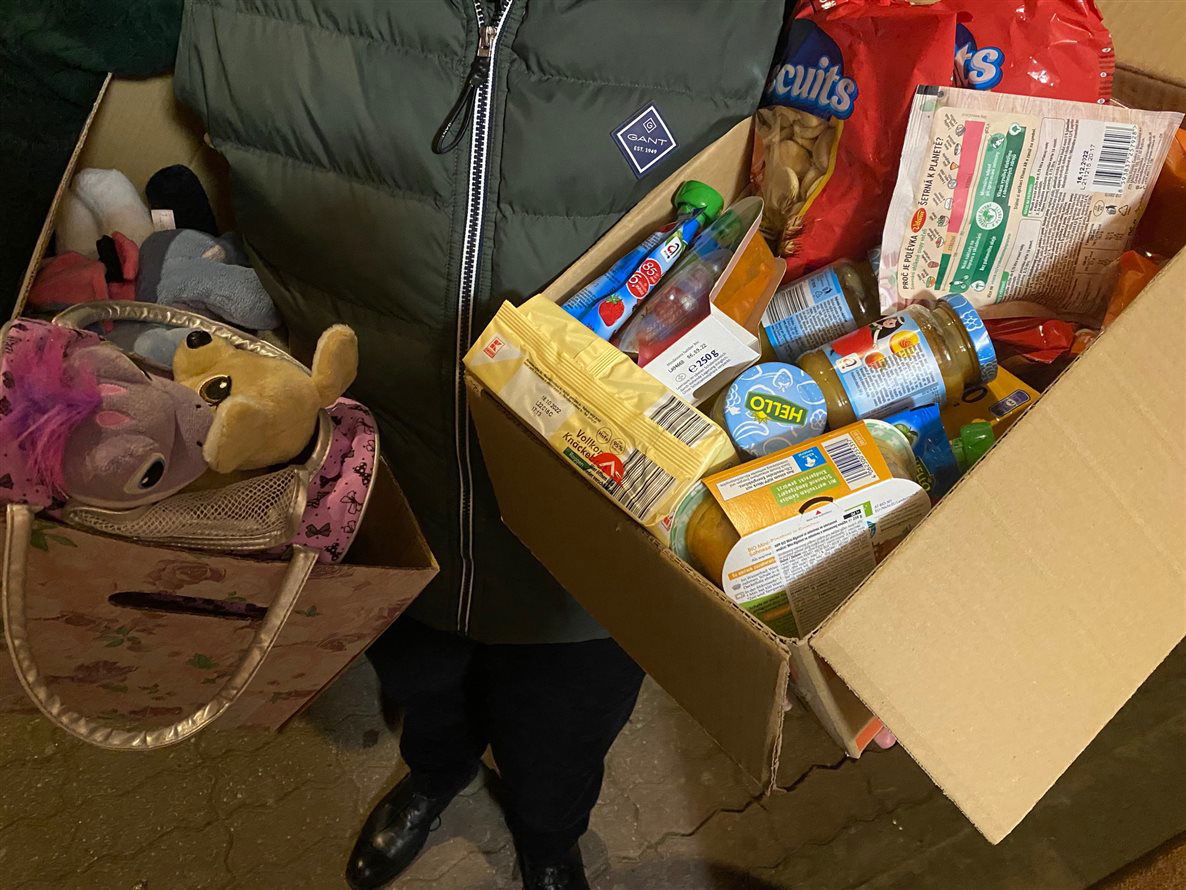 Do Kyjova přijeli lidi z Ukrajiny