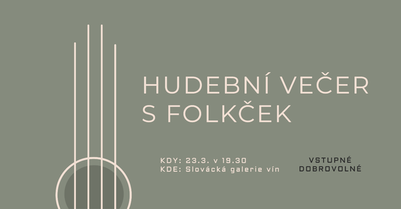 23.3. Plakátek na Folkček