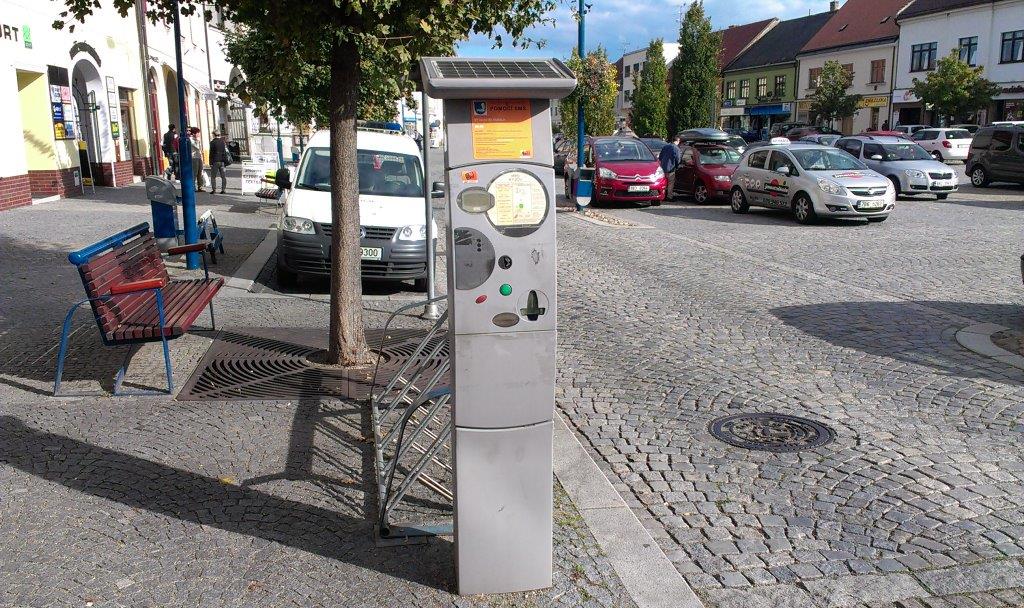 Starý automat na Masarykově náměstí