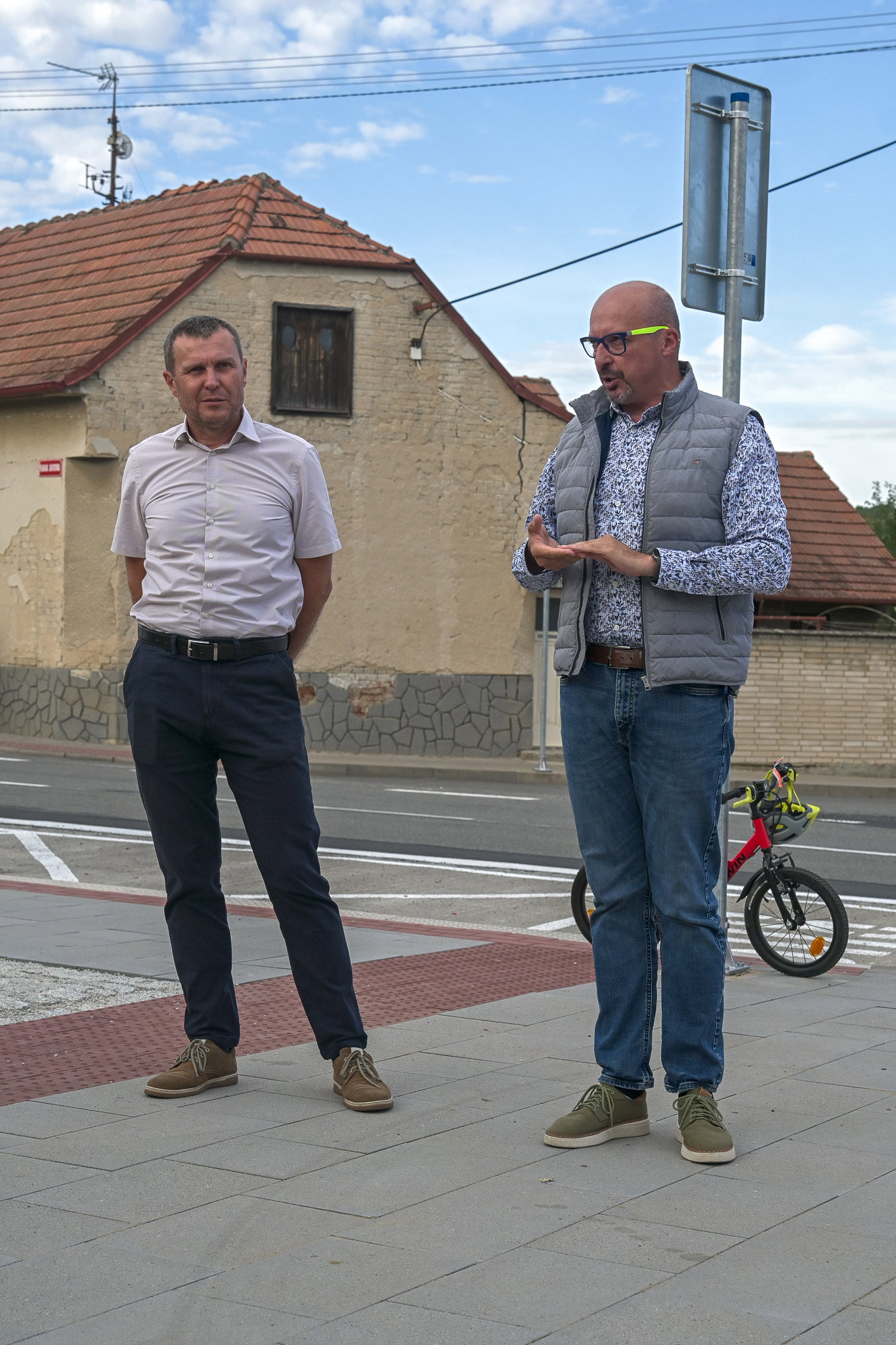 Slavnostní otevření revitalizovaného prostoru před Otínem