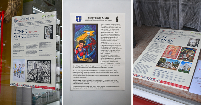Poznejte umělce Kyjovska. Pouliční Galerie v pohybu oživila centrum města