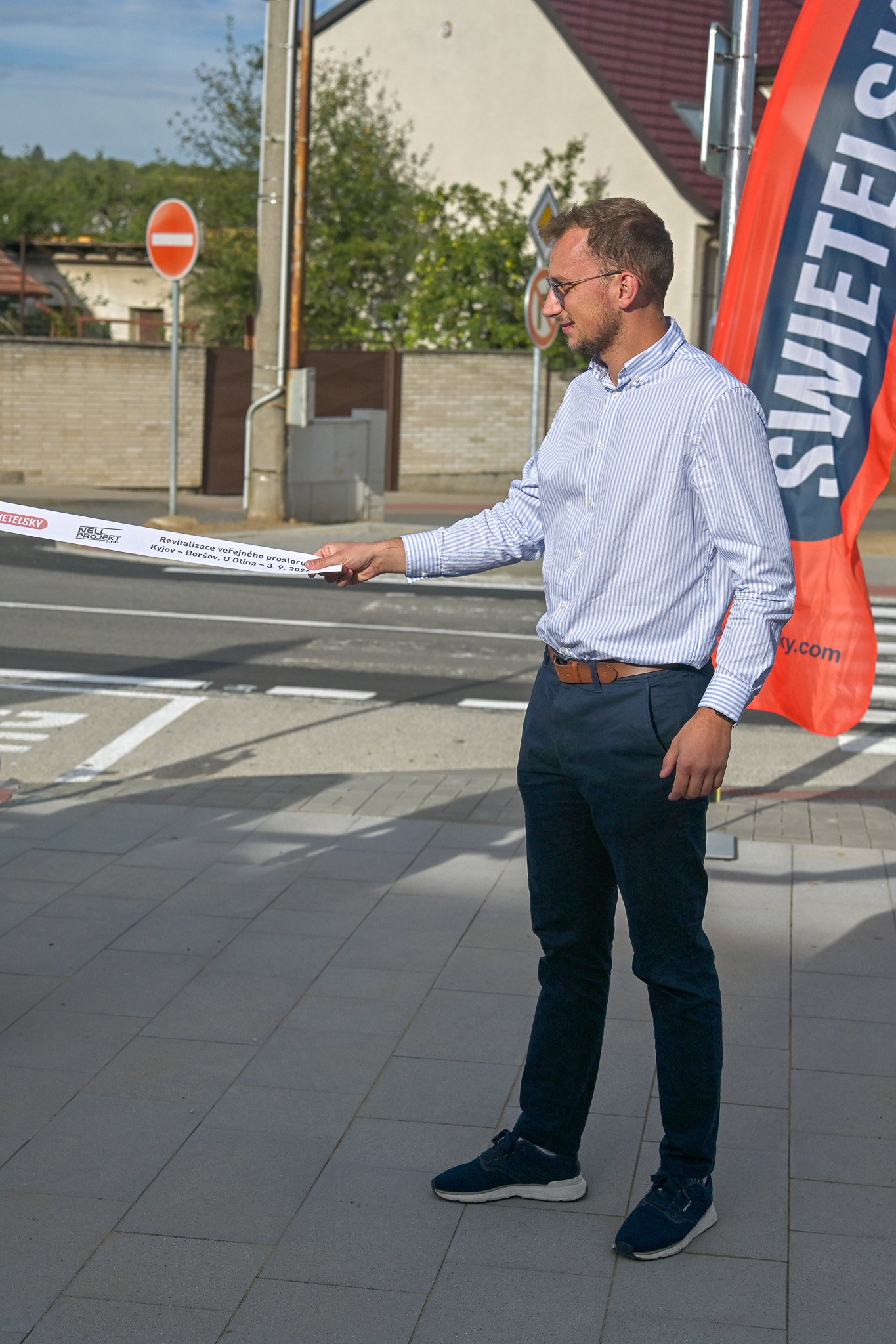 Slavnostní otevření revitalizovaného prostoru před Otínem