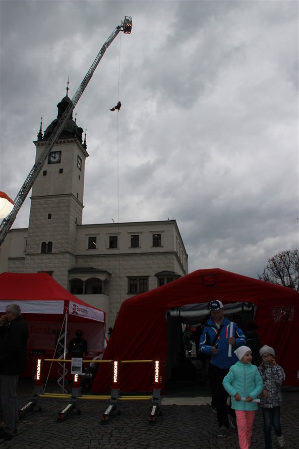 Ukázka zásahu hasičů 