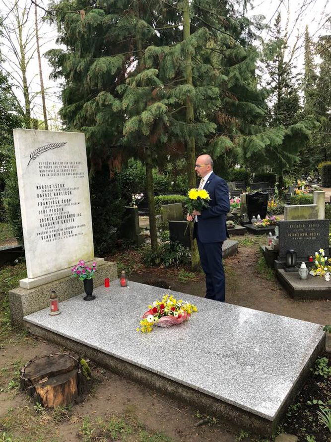 Návštěva na kyjovském hřbitově