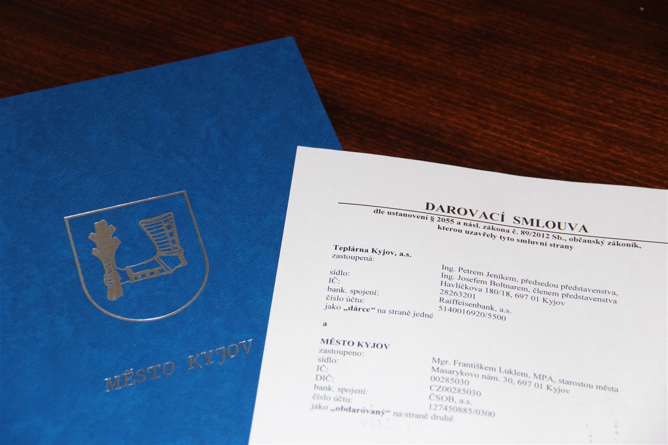 Teplárna Kyjov přispěla na kroužky dětem