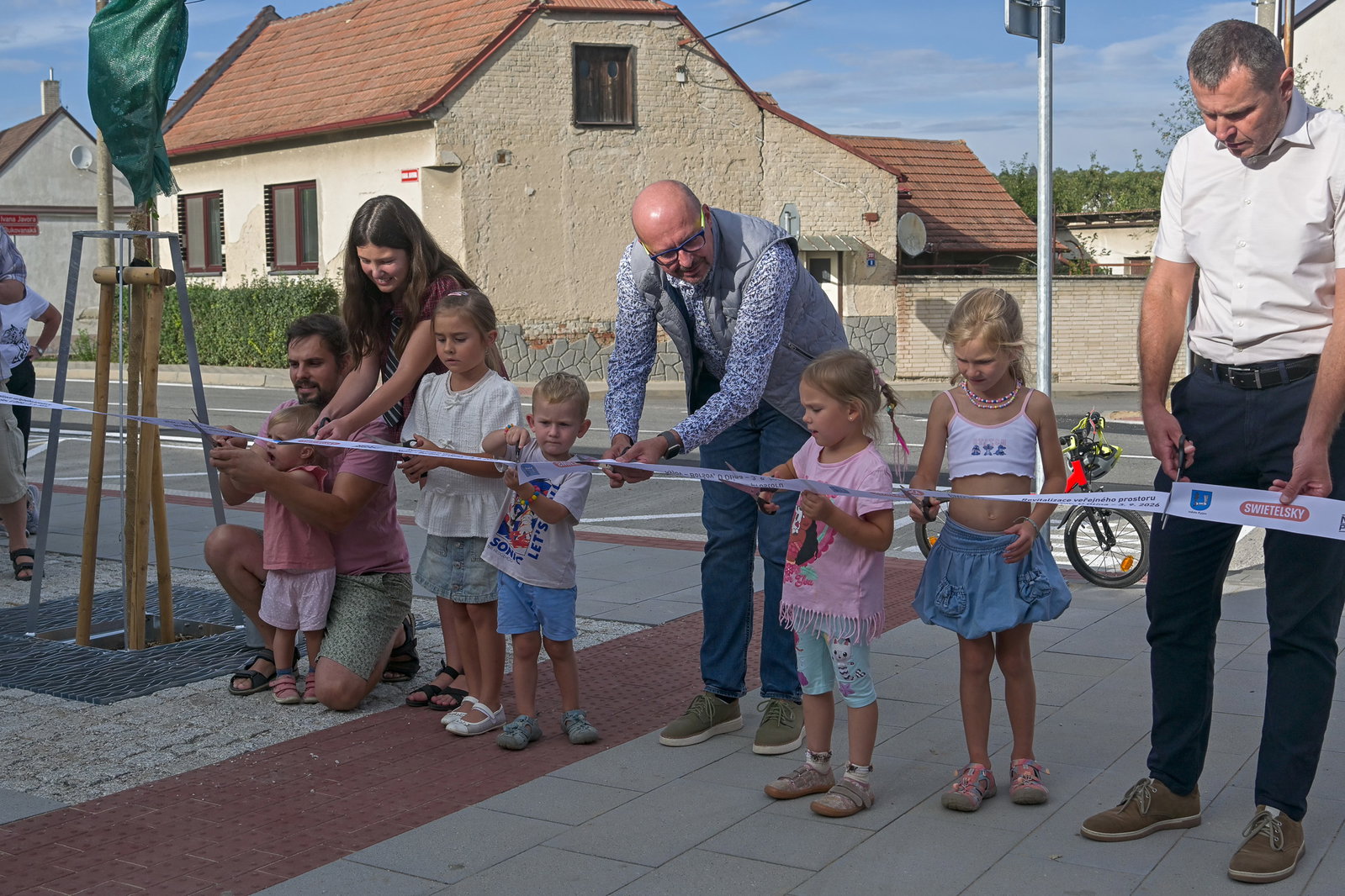 Slavnostní otevření revitalizovaného prostoru před Otínem